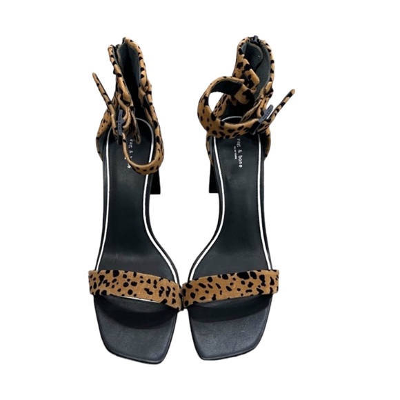 Rag & Bone Ellis Sandal in Tan Cheetah print size 7.5 - Picture 3 of 4